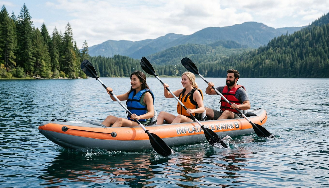 ¿Cómo elegir el kayak hinchable de tres plazas ideal para ti?